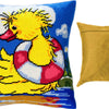 Needlepoint Pillow Kit "Duckling the Sailor"