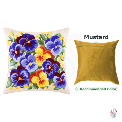 Needlepoint Pillow Kit "Spring Flowers"