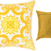 Needlepoint Pillow Kit "Yellow Ornament"
