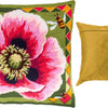 Needlepoint Pillow Kit "Large Poppy"