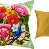Needlepoint Pillow Kit "Nightingale in Flowers"