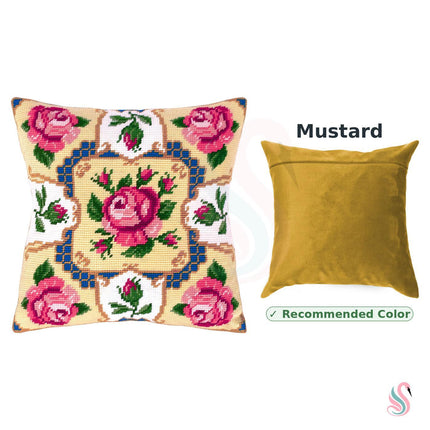 Needlepoint Pillow Kit "Roses"