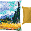 Needlepoint Pillow Kit "Wheat Field with Cypresses"