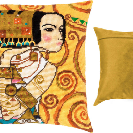 Needlepoint Pillow Kit "Expectation"