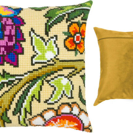 Cross Stitch Pillow Kit "Strawberries (series Tree), J. G. Dearl"