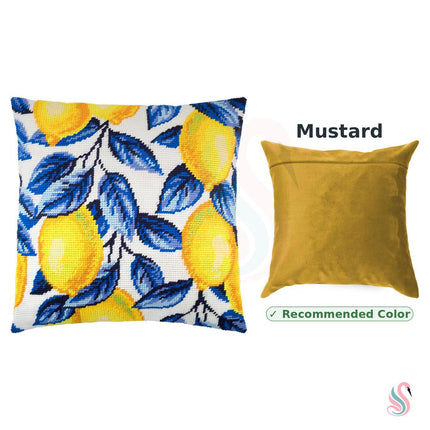 Needlepoint Pillow Kit "Lemons"