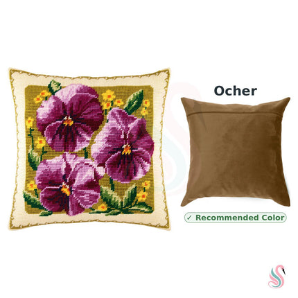 Needlepoint Pillow Kit "Viola"