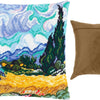 Needlepoint Pillow Kit "Wheat Field with Cypresses"