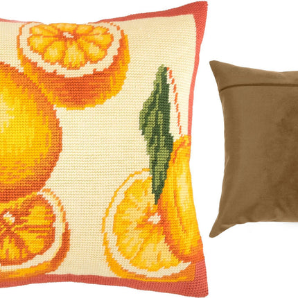 Needlepoint Pillow Kit "Oranges"