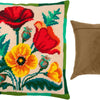 Needlepoint Pillow Kit "Bouquet of Poppies"