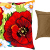 Cross Stitch Pillow Kit "Poppies with daisies"