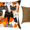 Needlepoint Pillow Kit "Cat choir"