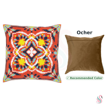 Cross Stitch Pillow Kit "Harmony of the Sun"
