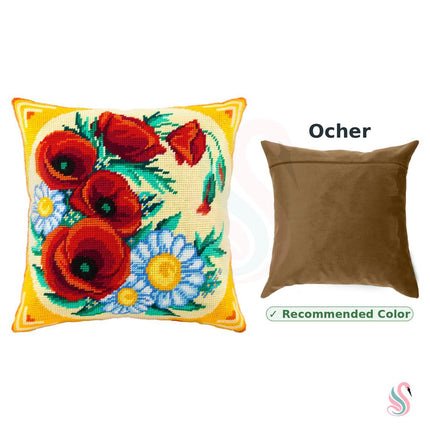 Needlepoint Pillow Kit "Bouquet of Wildflower"
