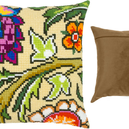 Cross Stitch Pillow Kit "Strawberries (series Tree), J. G. Dearl"
