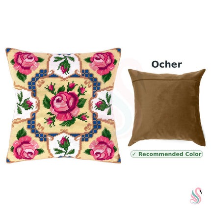 Needlepoint Pillow Kit "Roses"