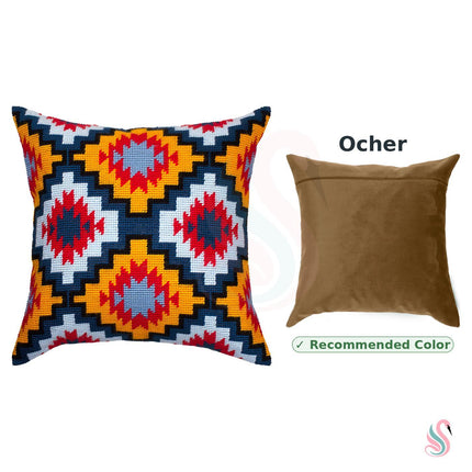 Needlepoint Pillow Kit "Hidalgo Mexican Pattern"