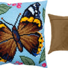 Cross Stitch Pillow Kit "Red Admiral"