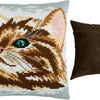 Cross Stitch Pillow Kit "Cat"