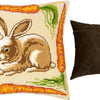 Needlepoint Pillow Kit "Rabbit with Carrots"