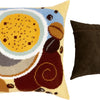 Needlepoint Pillow Kit "Morning coffee"