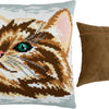 Cross Stitch Pillow Kit "Cat"