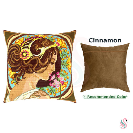 Needlepoint Pillow Kit "Primrose"