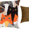 Cross Stitch Pillow Kit "Cat Choir"
