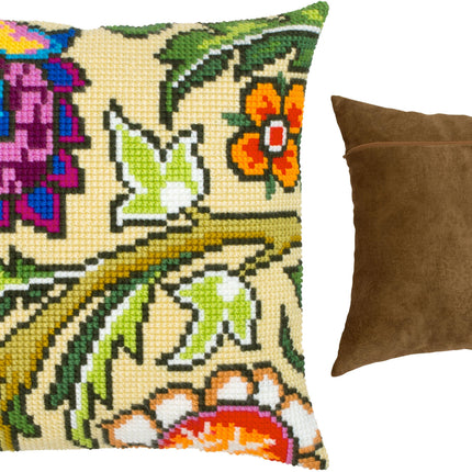 Cross Stitch Pillow Kit "Strawberries (series Tree), J. G. Dearl"