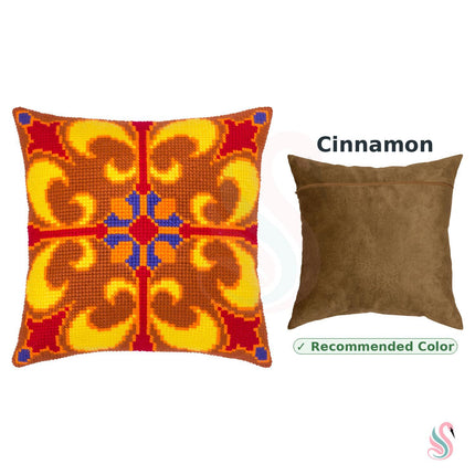 Cross Stitch Pillow Kit "Spiced Honey"