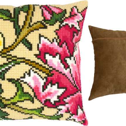 Cross Stitch Pillow Kit "Climbing Rose (Tree Series), J. G. Dearl"