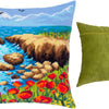Needlepoint Pillow Kit "Sea coast"