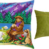 Needlepoint Pillow Kit "Blue Mountains"