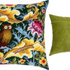 Needlepoint Pillow Kit "Owl, J. H. Dearle"