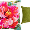 Cross Stitch Pillow Kit "Hibiscus"