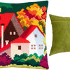 Cross Stitch Pillow Kit "Autumn Landscape"