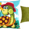 Cross Stitch Pillow Kit "Turtle"