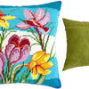 Needlepoint Pillow Kit "Crocuses"