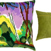 Cross Stitch Pillow Kit "Riverbank, H. Matisse"