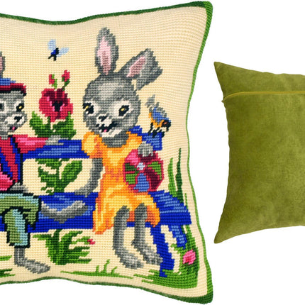 Needlepoint Pillow Kit "Sweet Dreams"
