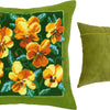 Needlepoint Pillow Kit "Golden Bouquet"