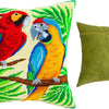 Needlepoint Pillow Kit "Two Parrots"