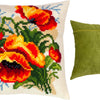 Cross Stitch Pillow Kit "Poppies, C. Klein"