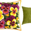 Needlepoint Pillow Kit "Violas"