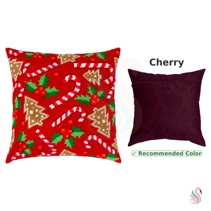Needlepoint Pillow Kit "A fabulous Christmas"