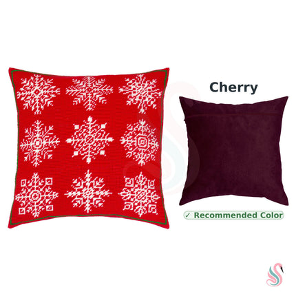 Needlepoint Pillow Kit "snowflakes"