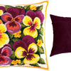 Needlepoint Pillow Kit "Violas"