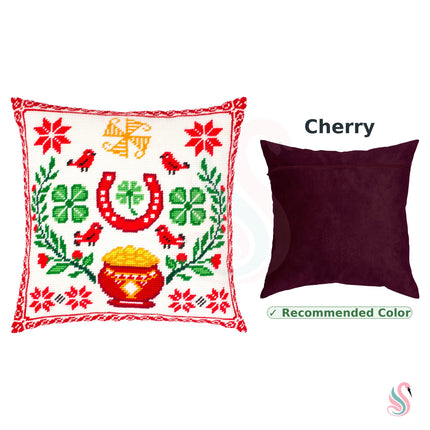 Needlepoint Pillow Kit "Talisman for Wealth and Good Luck"