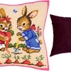 Needlepoint Pillow Kit "Rabbits the Farmers"