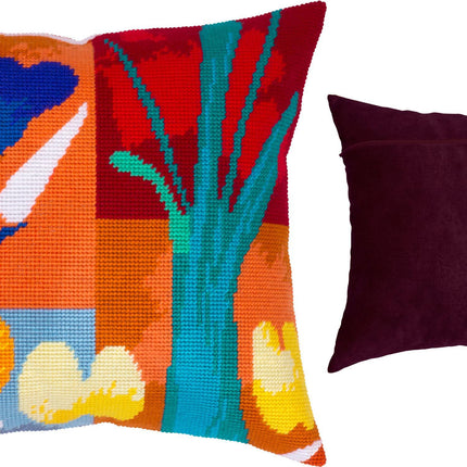 Needlepoint Pillow Kit "Vegetables"